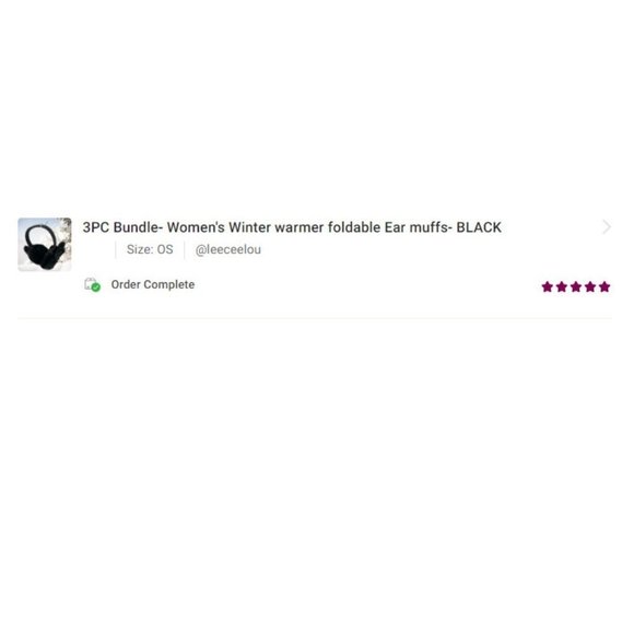 Fuzzy Earmuffs- Grey - Picture 4 of 5